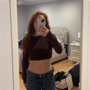 Brown Garage Sweater